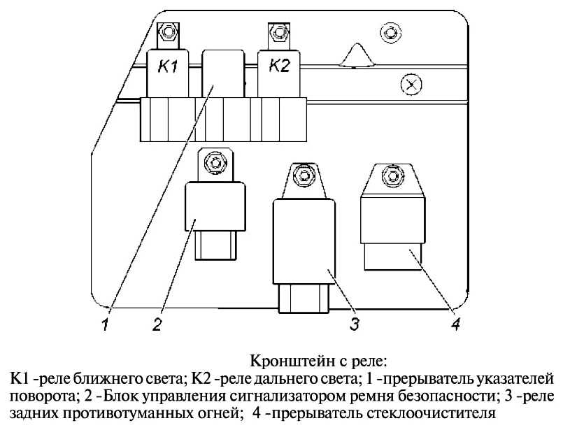 Уаз хантер 469 – предохранители, реле, электросхема