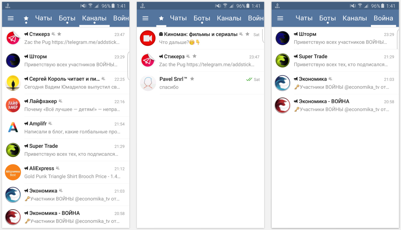 Топ-100 самых интересных групп telegram, на которые стоит подписаться