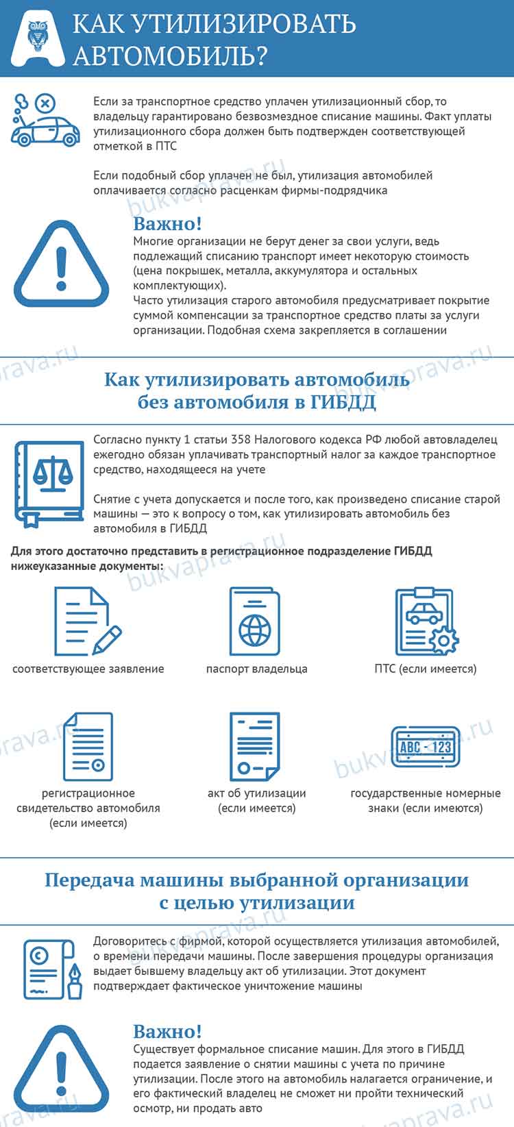 Как снять авто с учета: порядок оформления, пошаговая инструкция