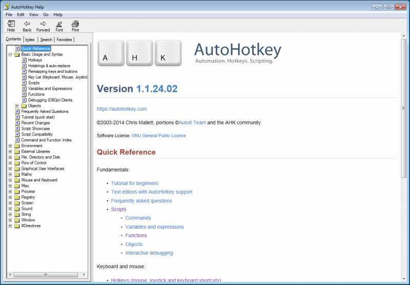 Autohotkey — программа для автоматизации действий на пк