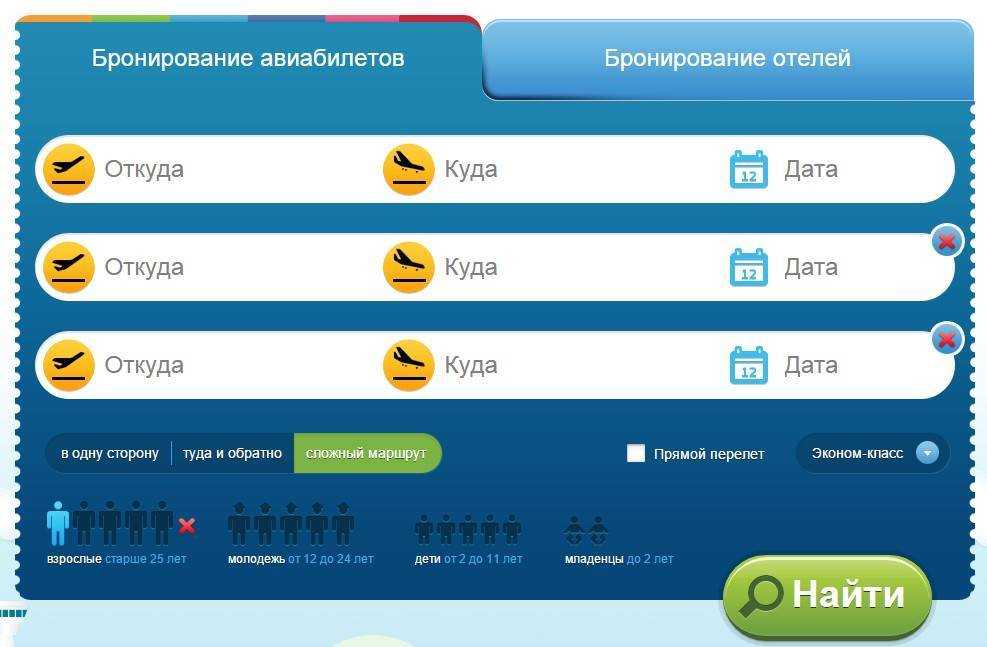 Бронирование билетов на самолёт: пошаговая инструкция