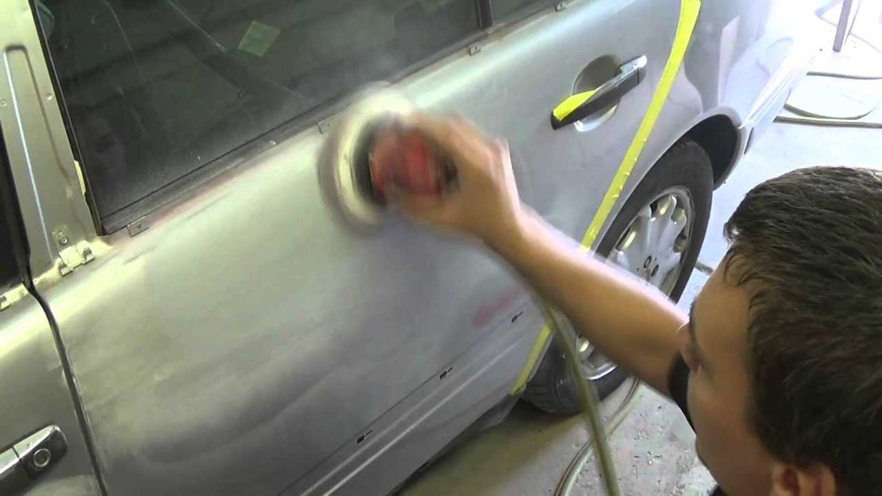 Какой наждачкой подготовить авто к покраске?