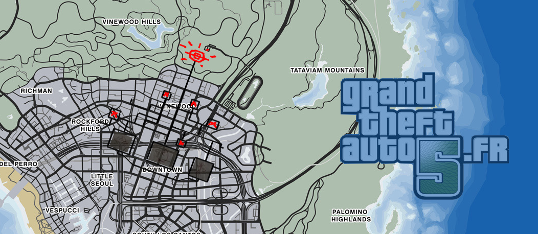 Транспорт gta 5. гаражи, ангары, доки, вертолетные площадки.